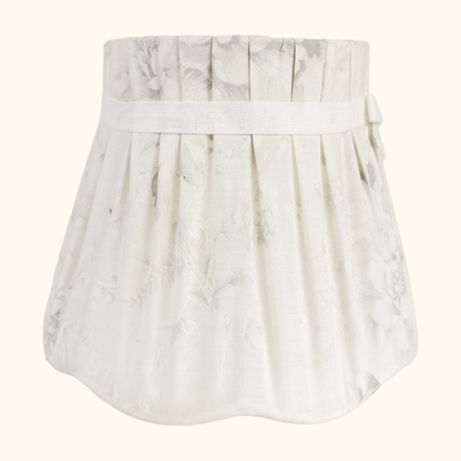 Small Pleated Floral Fabric Lampshade