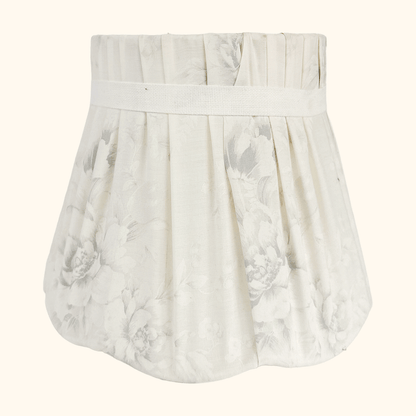 Small Pleated Floral Fabric Lampshade