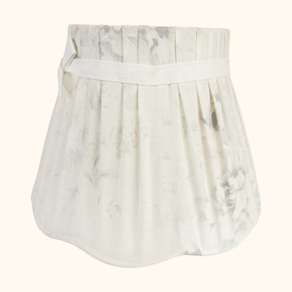 Small Pleated Floral Fabric Lampshade