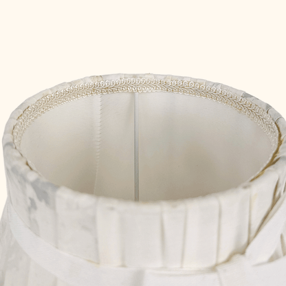 Small Pleated Floral Fabric Lampshade