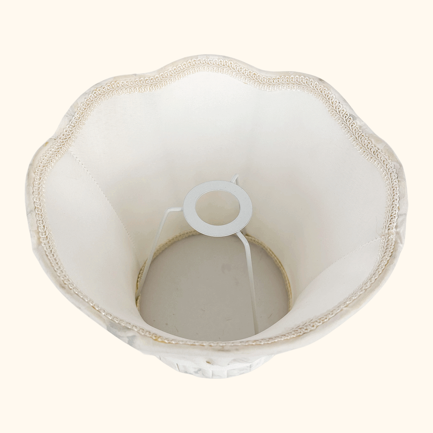 Small Pleated Floral Fabric Lampshade