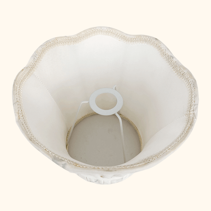 Small Pleated Floral Fabric Lampshade
