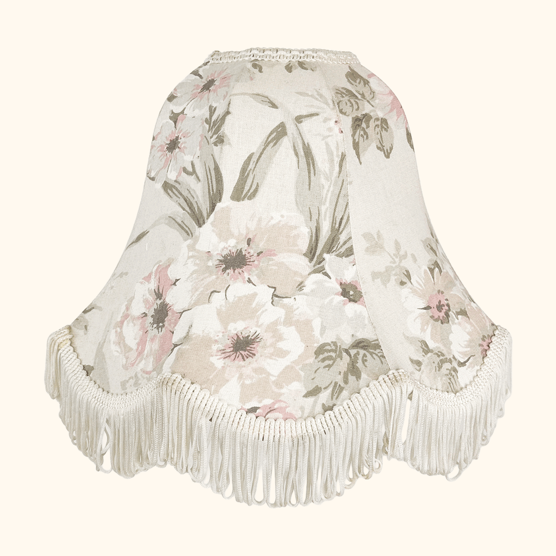 Pastel Rose Floral Small Bell Lampshade