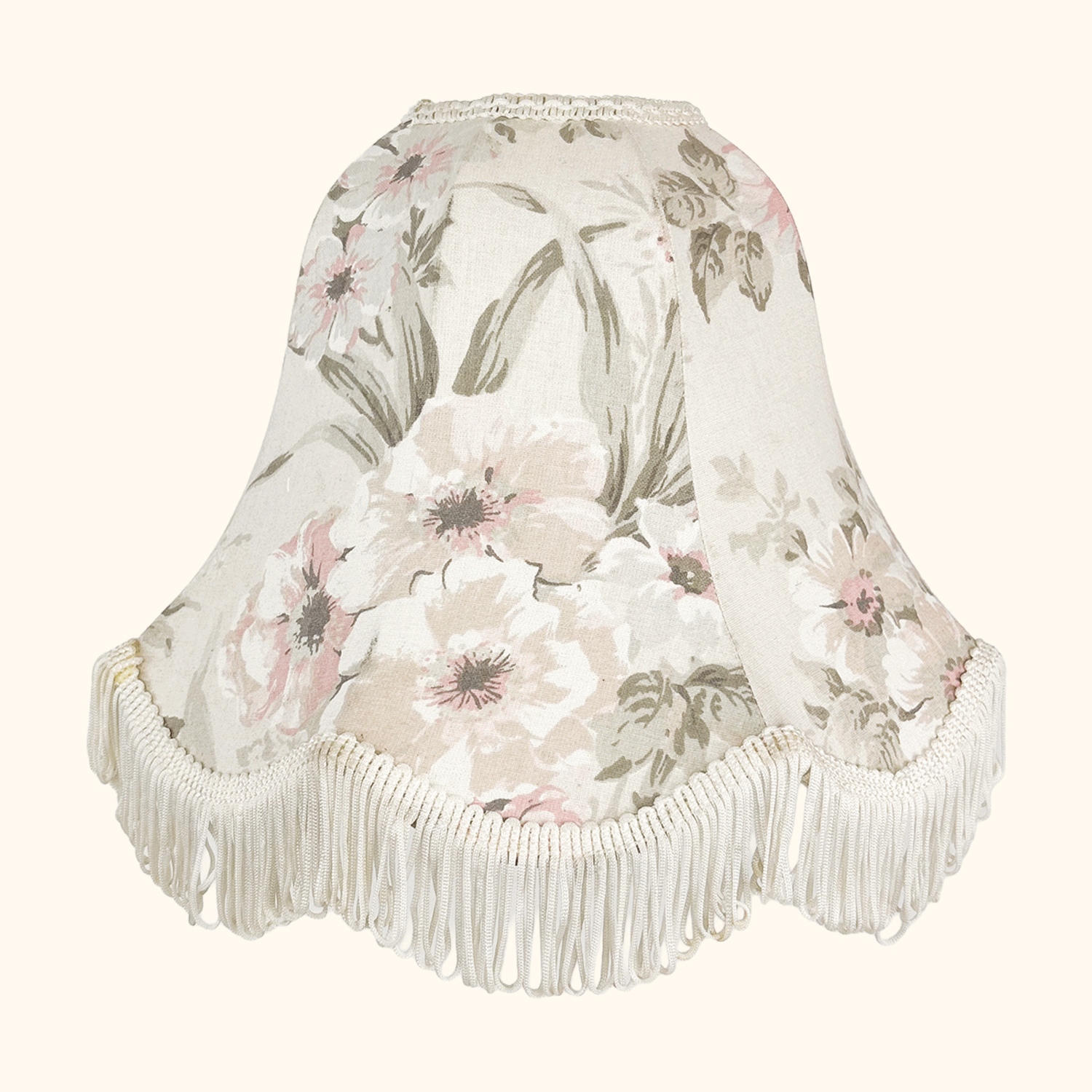 Pastel Rose Floral Small Bell Lampshade
