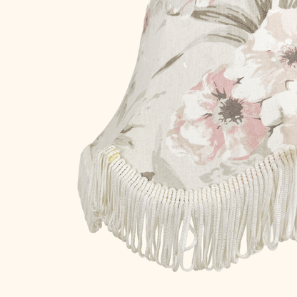 Pastel Rose Floral Small Bell Lampshade
