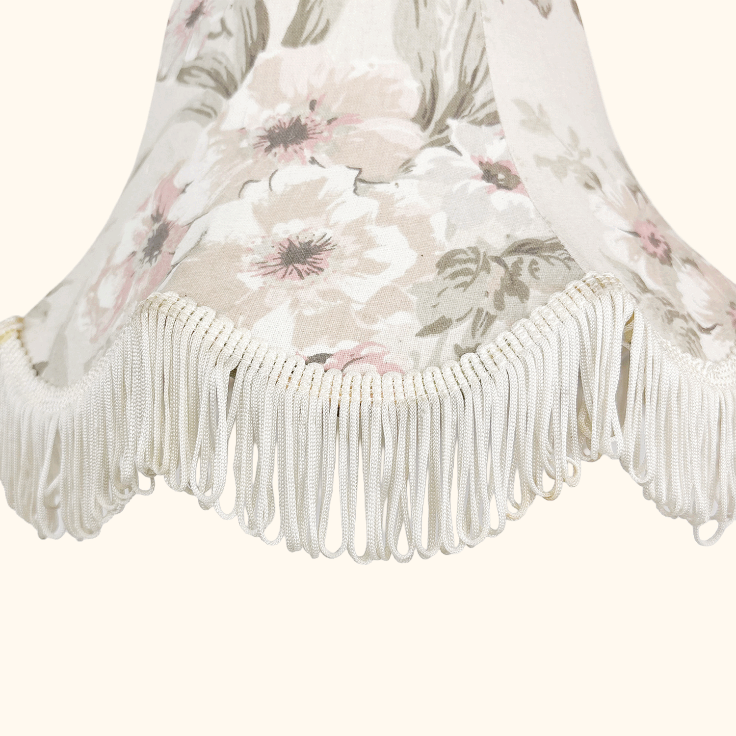 Pastel Rose Floral Small Bell Lampshade