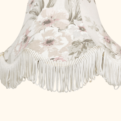 Pastel Rose Floral Small Bell Lampshade