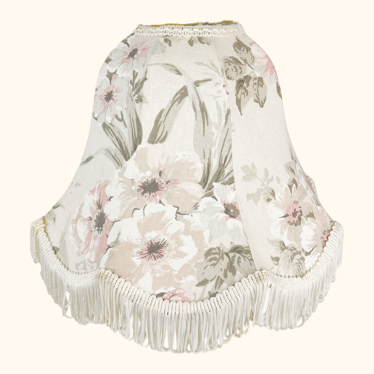 Pastel Rose Floral Small Bell Lampshade