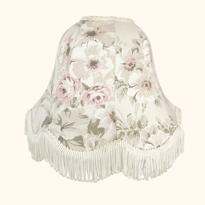 Pastel Rose Floral Small Bell Lampshade