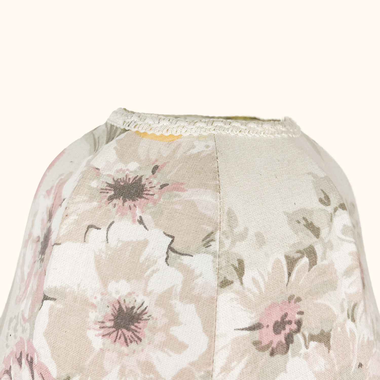 Pastel Rose Floral Small Bell Lampshade
