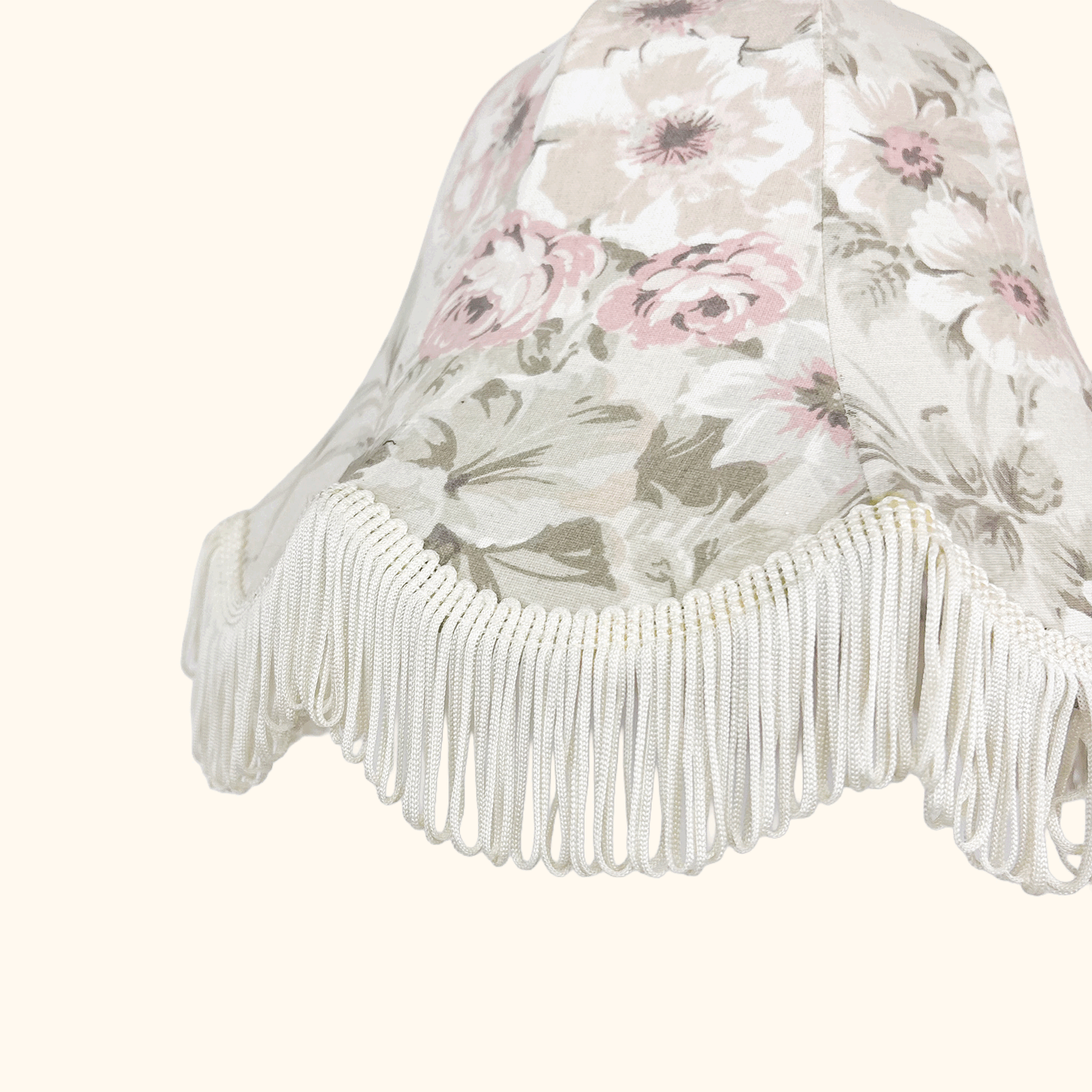 Pastel Rose Floral Small Bell Lampshade