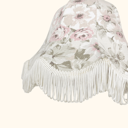 Pastel Rose Floral Small Bell Lampshade
