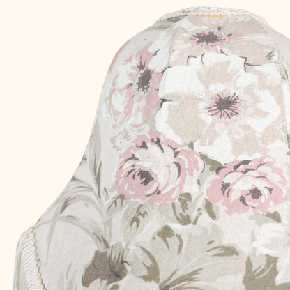 Pastel Rose Floral Small Bell Lampshade