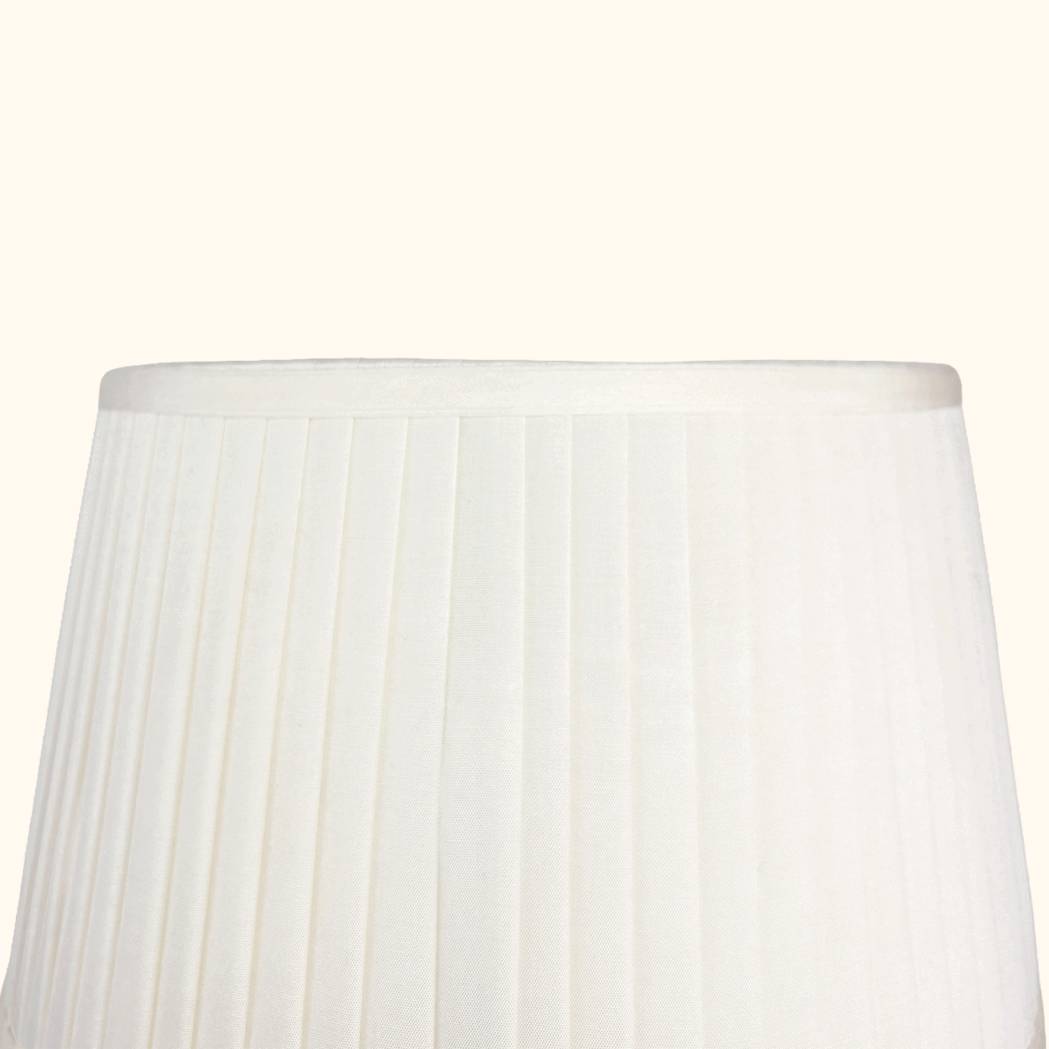 Laura Ashley Cream Satin Beaded Drum Lampshade