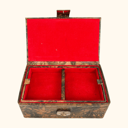 Egyptian Camel Leather Jewellery Box