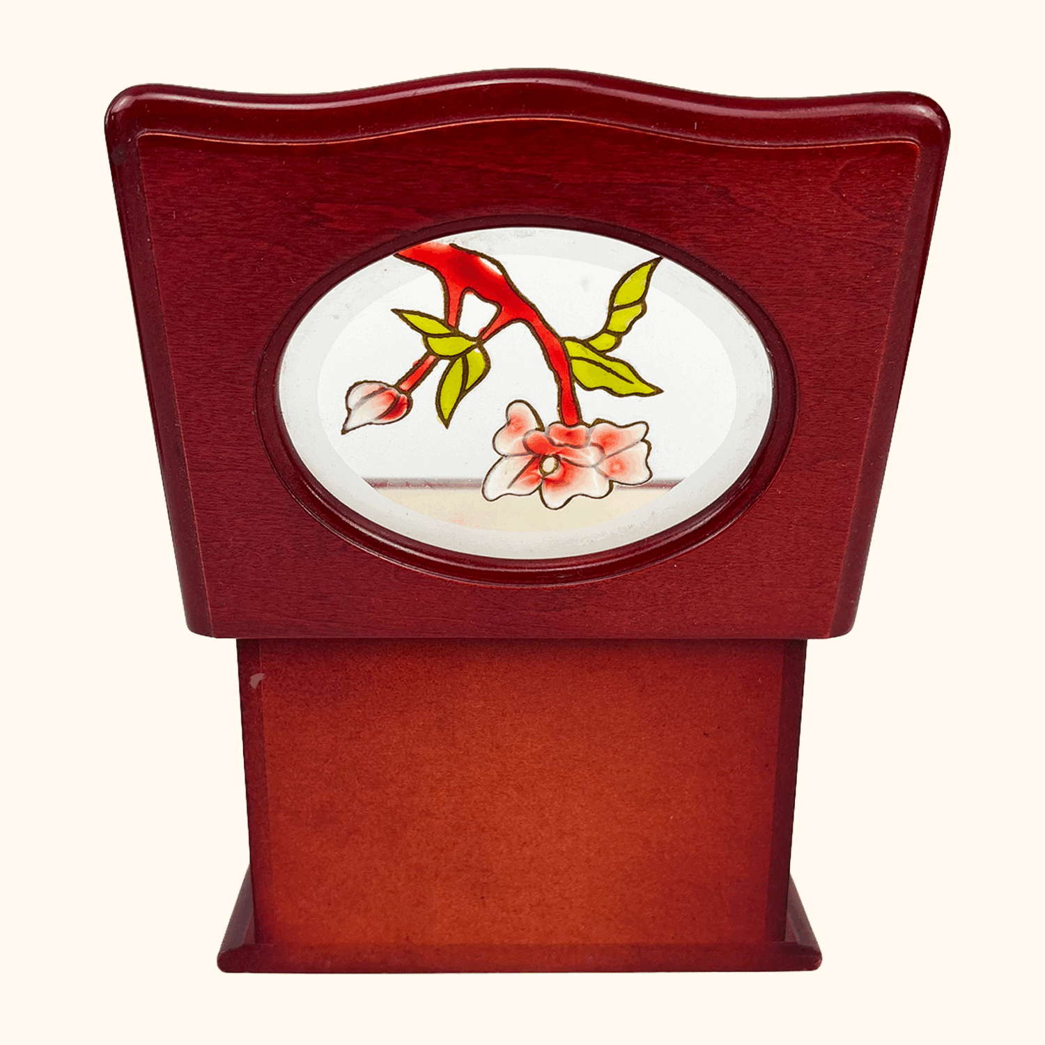 Stained Glass Redwood Mele Jewellery Box