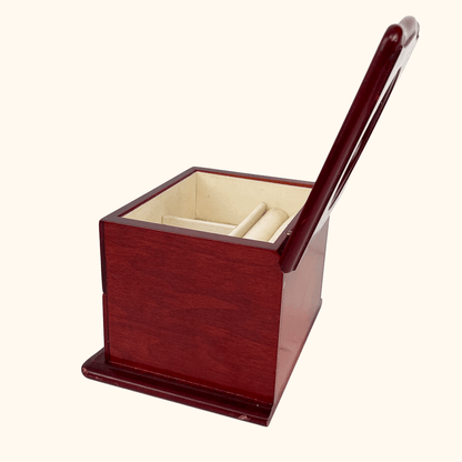 Stained Glass Redwood Mele Jewellery Box