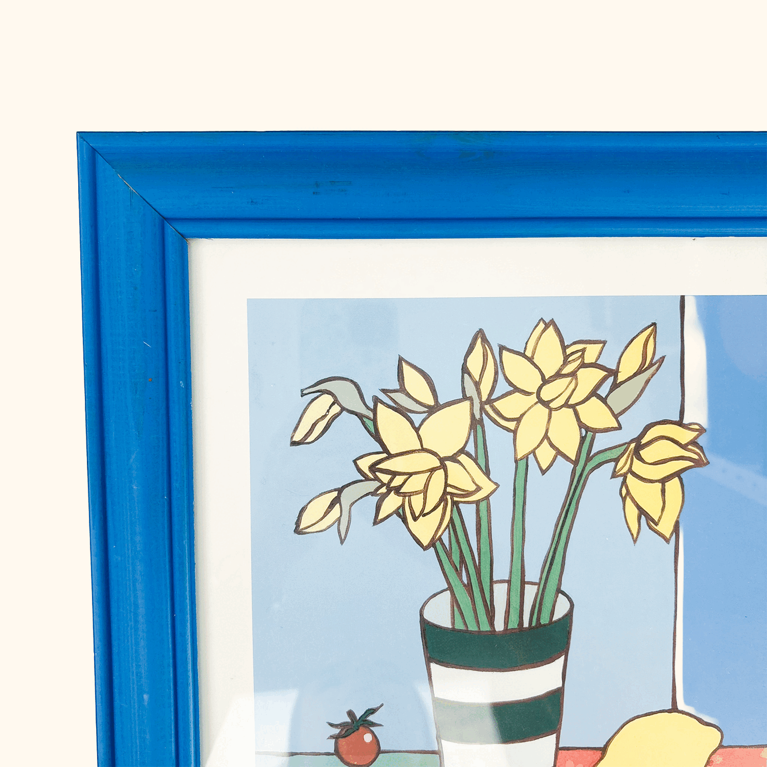 Sophie Harding Lemons and Daffodils Framed Still Life Print