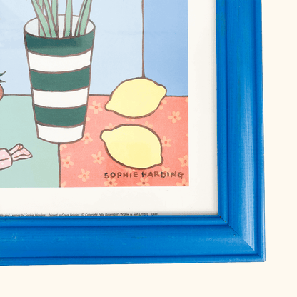 Sophie Harding Lemons and Daffodils Framed Still Life Print