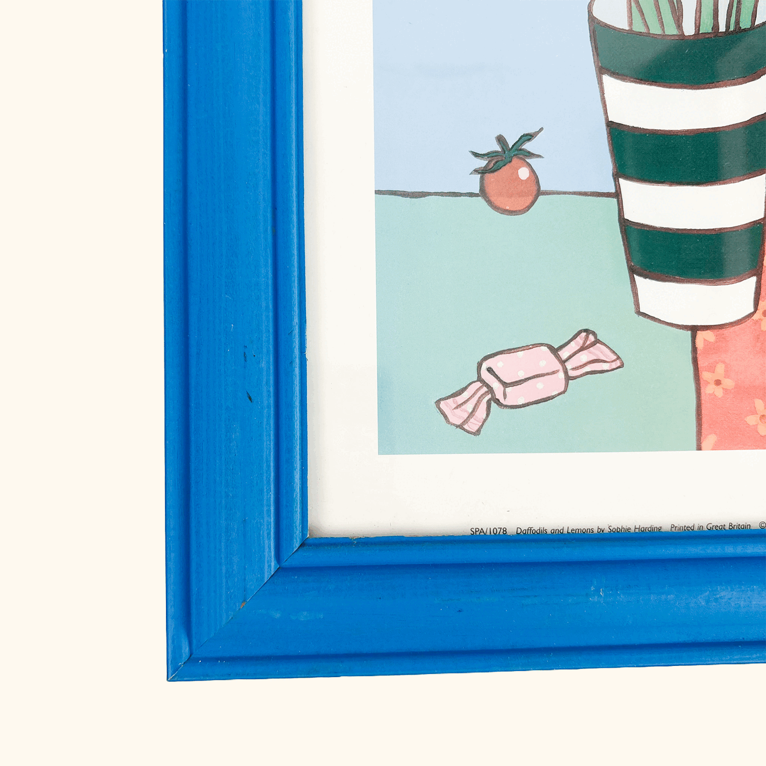Sophie Harding Lemons and Daffodils Framed Still Life Print