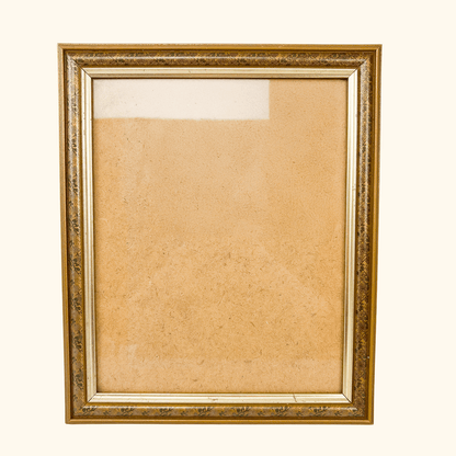 Metallic Gold Floral Wood Picture Frame 8x10inch