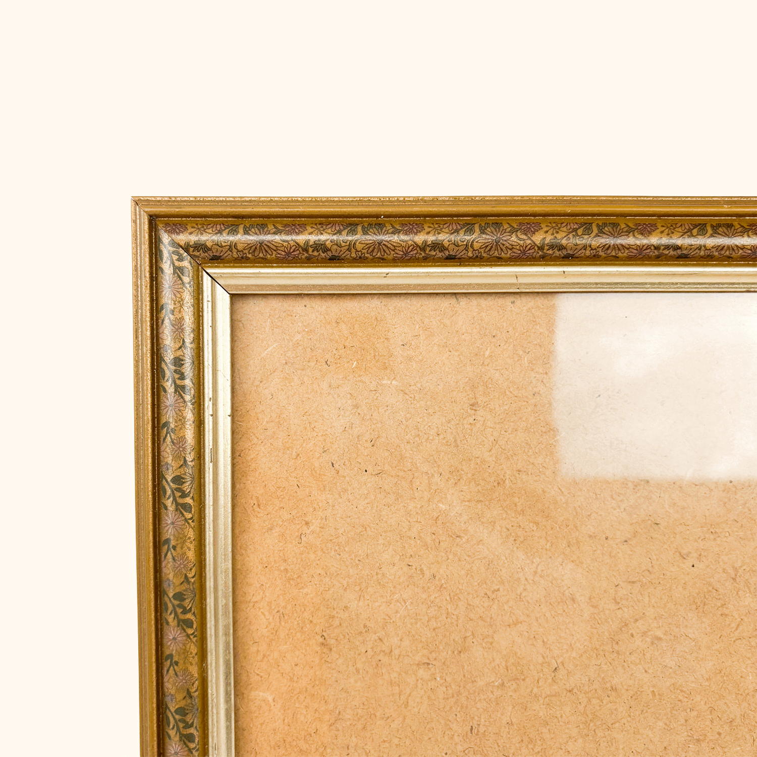 Metallic Gold Floral Wood Picture Frame 8x10inch