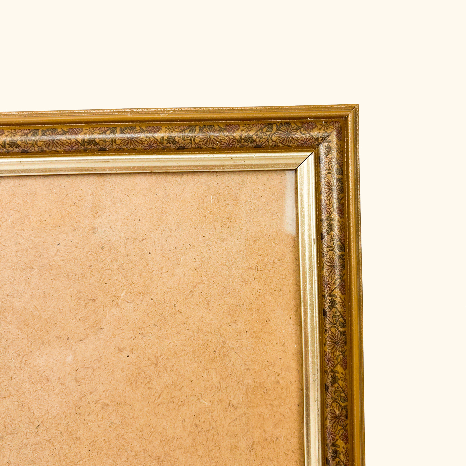Metallic Gold Floral Wood Picture Frame 8x10inch