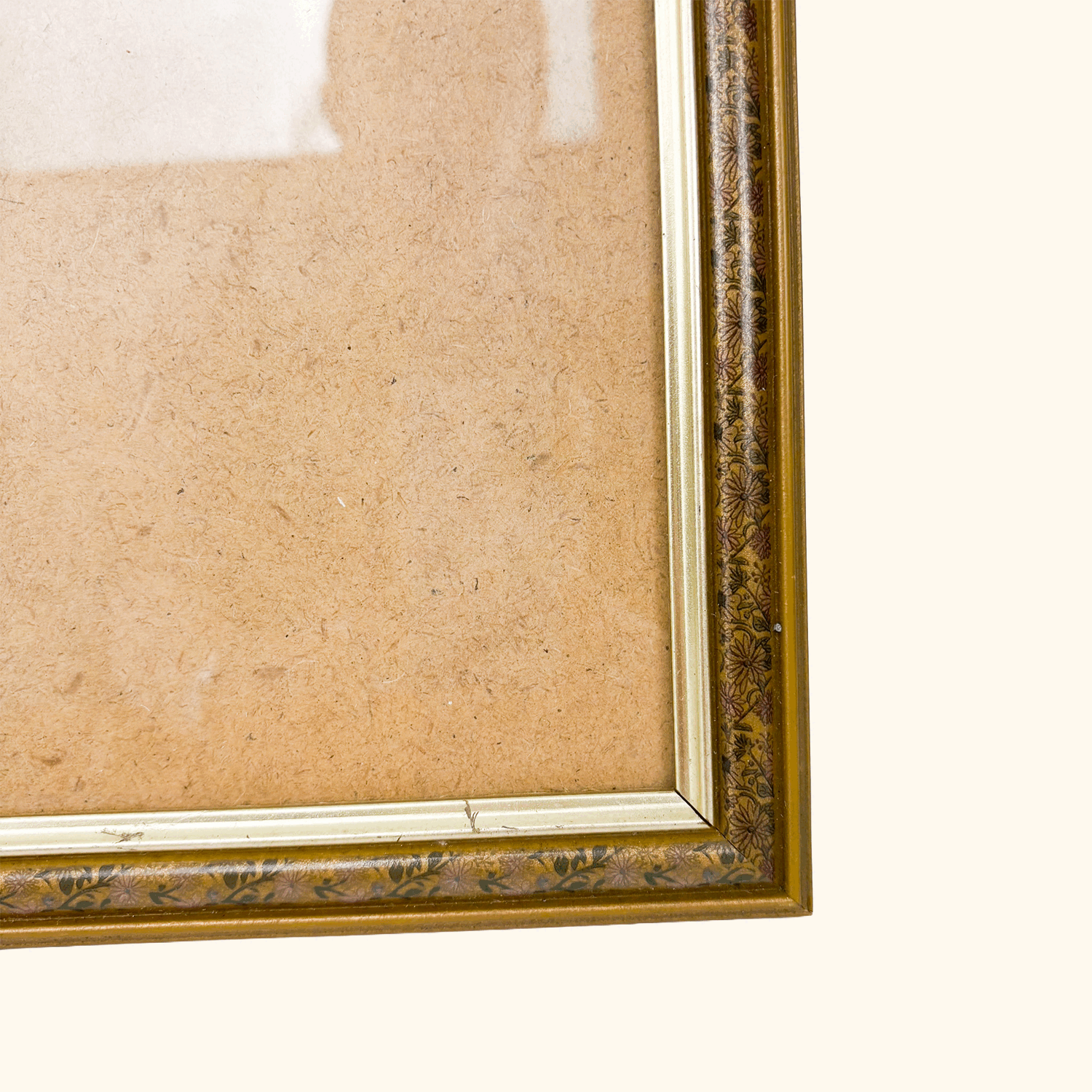 Metallic Gold Floral Wood Picture Frame 8x10inch