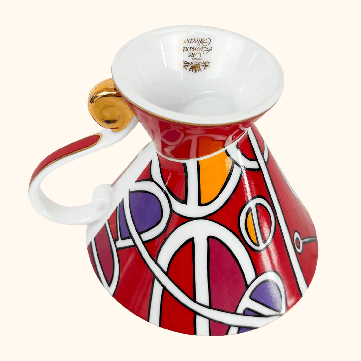 Leonardo Collection Art Deco Cup and Saucer Set