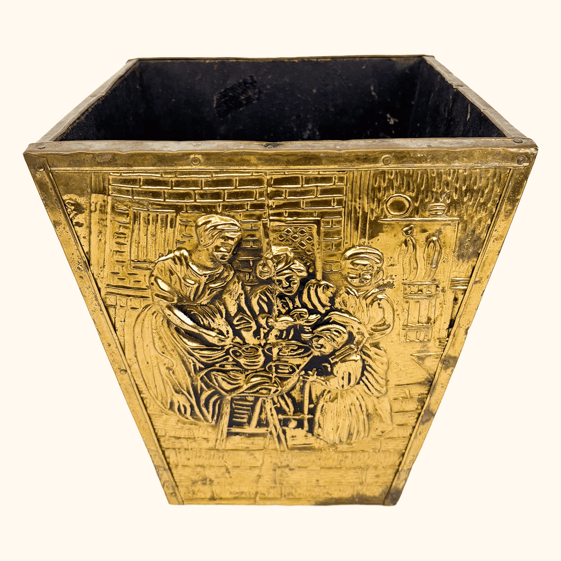 Victorian Style Brass Large Umbrella Tidy