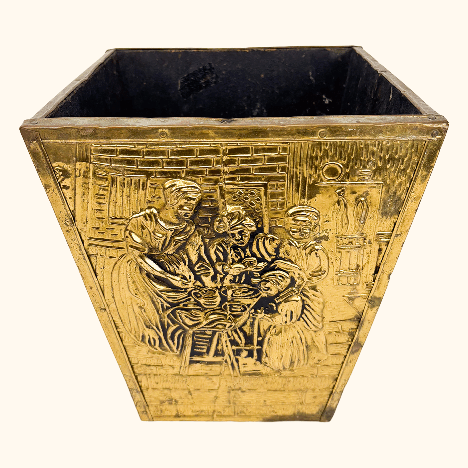 Victorian Style Brass Large Umbrella Tidy