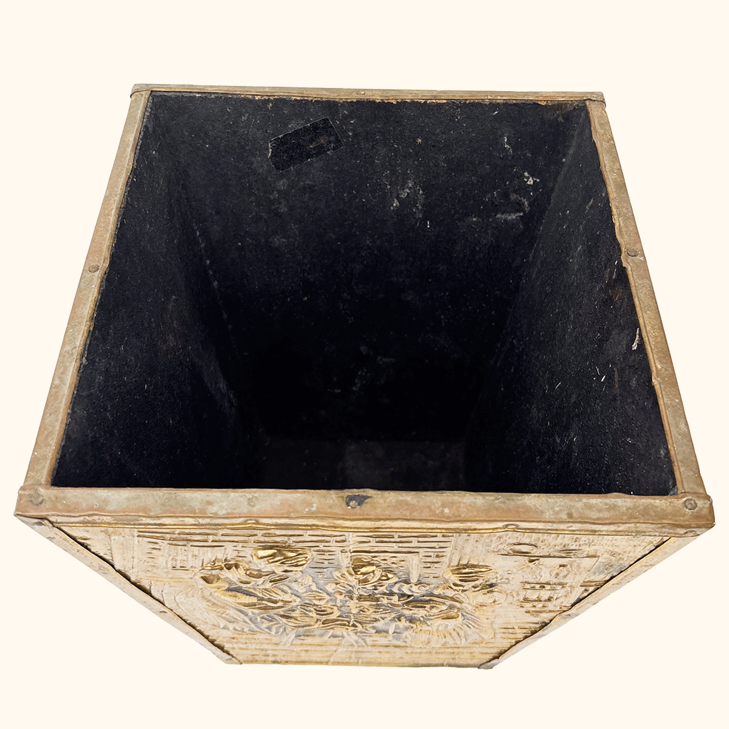 Victorian Style Brass Large Umbrella Tidy