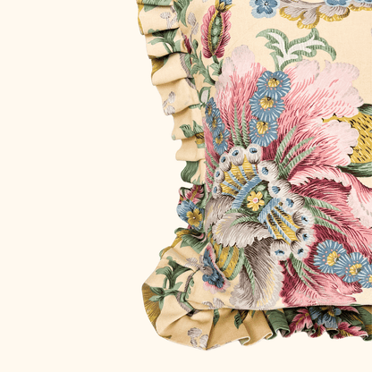Paisley Floral Filled Cushions Pair 40cm