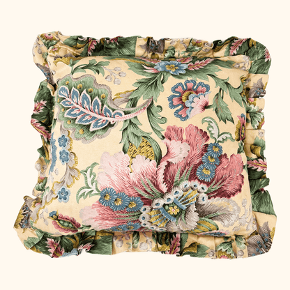 Paisley Floral Filled Cushions Pair 40cm