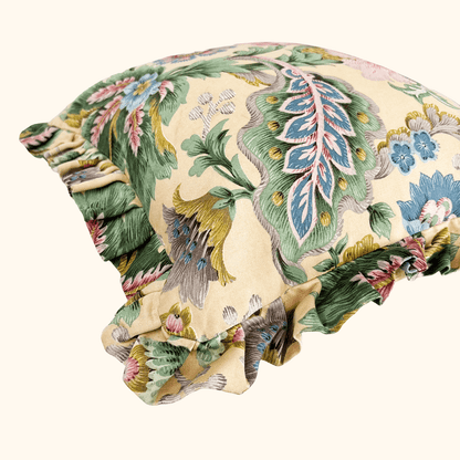 Paisley Floral Filled Cushions Pair 40cm
