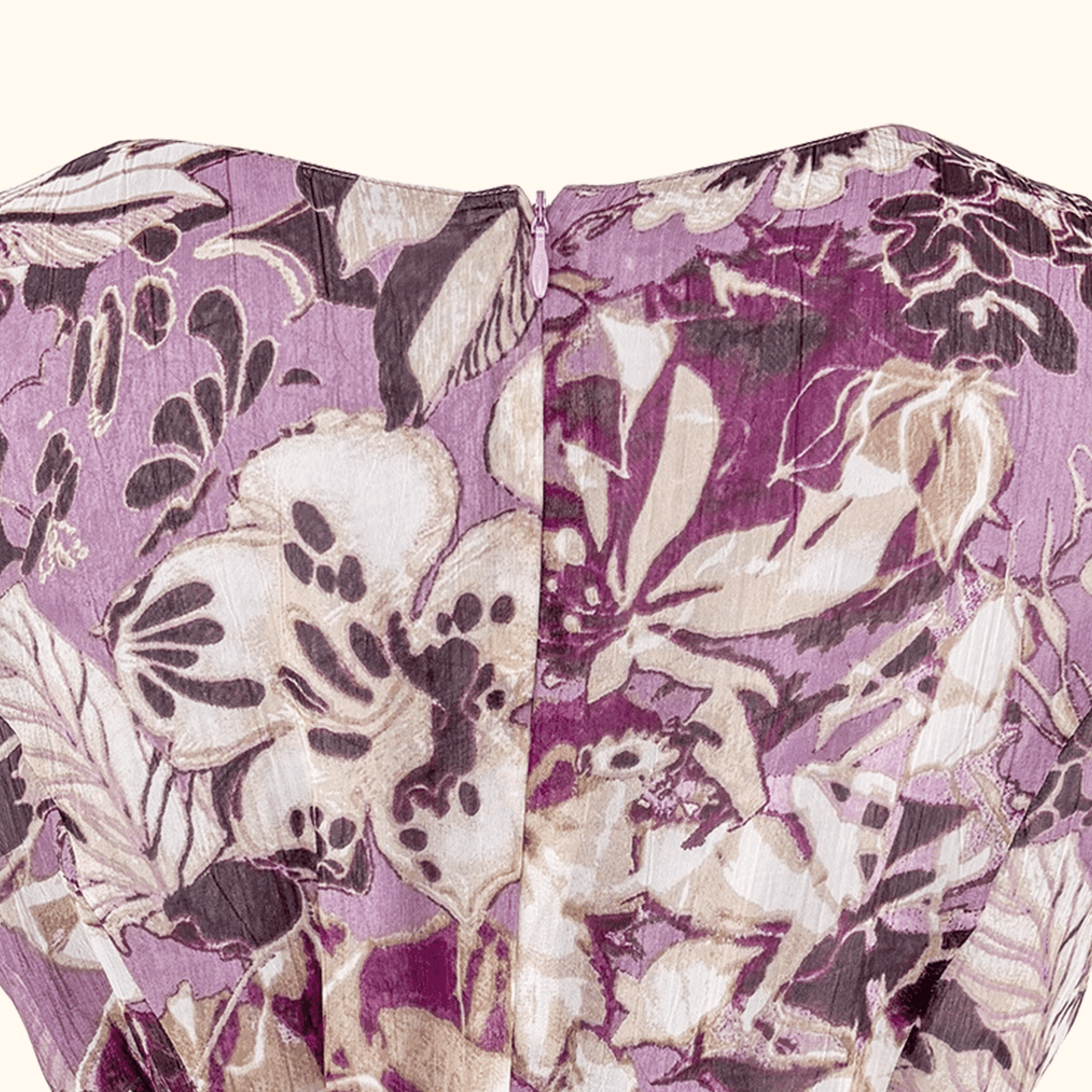 Gerry Weber Purple Floral Midi - Size 16