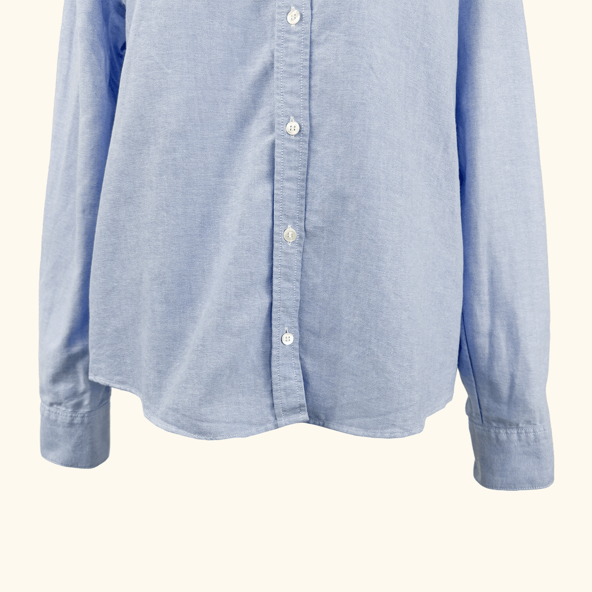 Sezane Blue Tomboy Shirt - Size 12