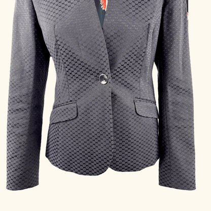 Ted Baker Navy Fitted Blazer - Size 6