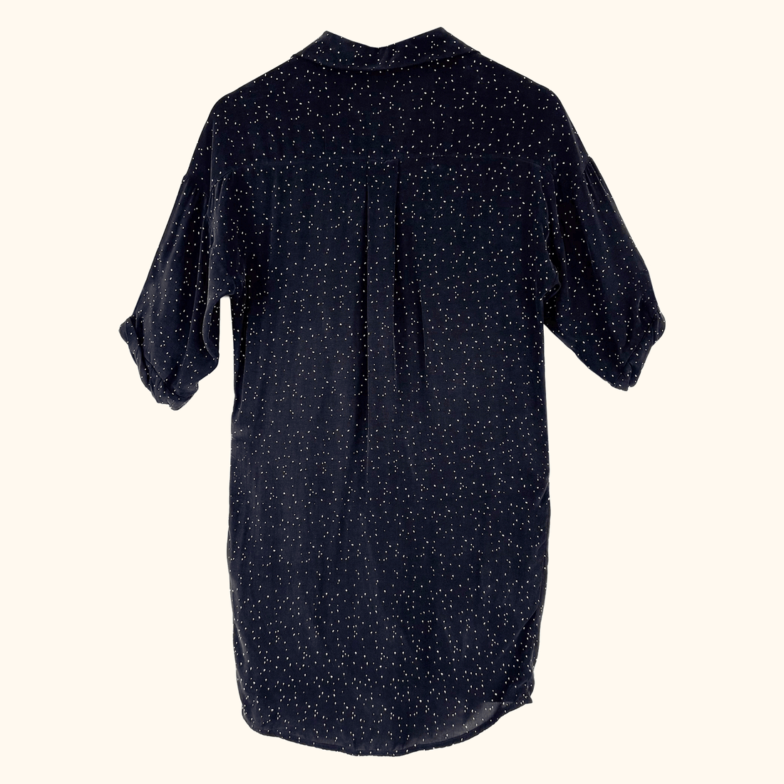 Whistles Black Polka Dot Tea Dress - Size XS