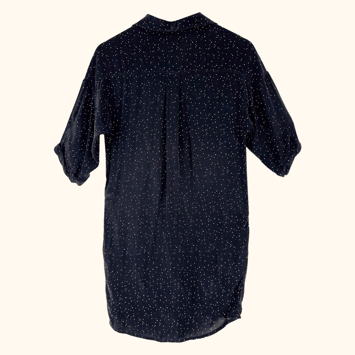 Whistles Black Polka Dot Tea Dress - Size XS