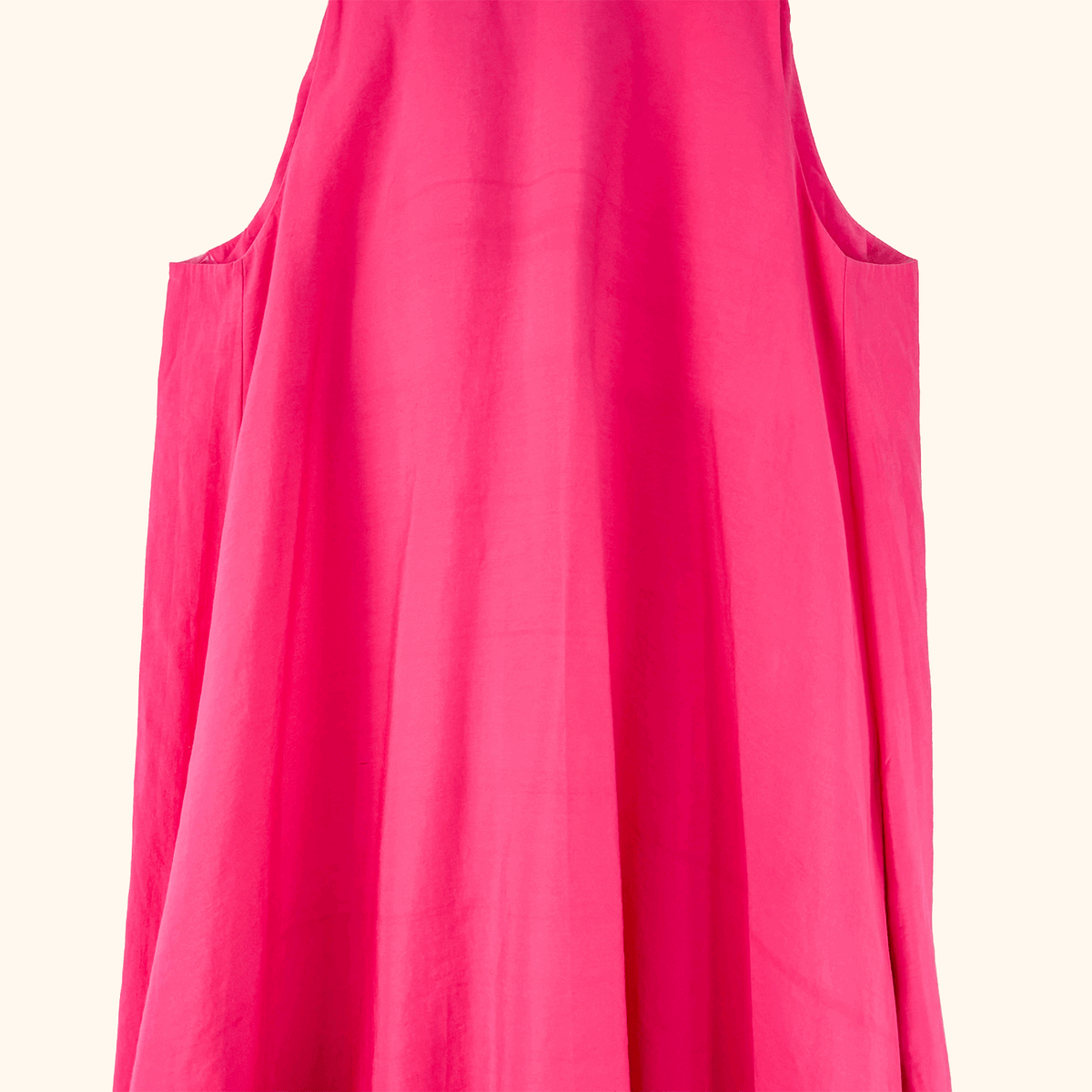 Cos High Neck Pink Midi Dress - Size 6