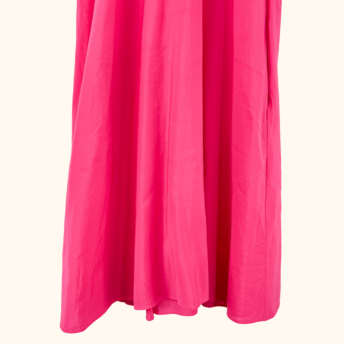 Cos High Neck Pink Midi Dress - Size 6