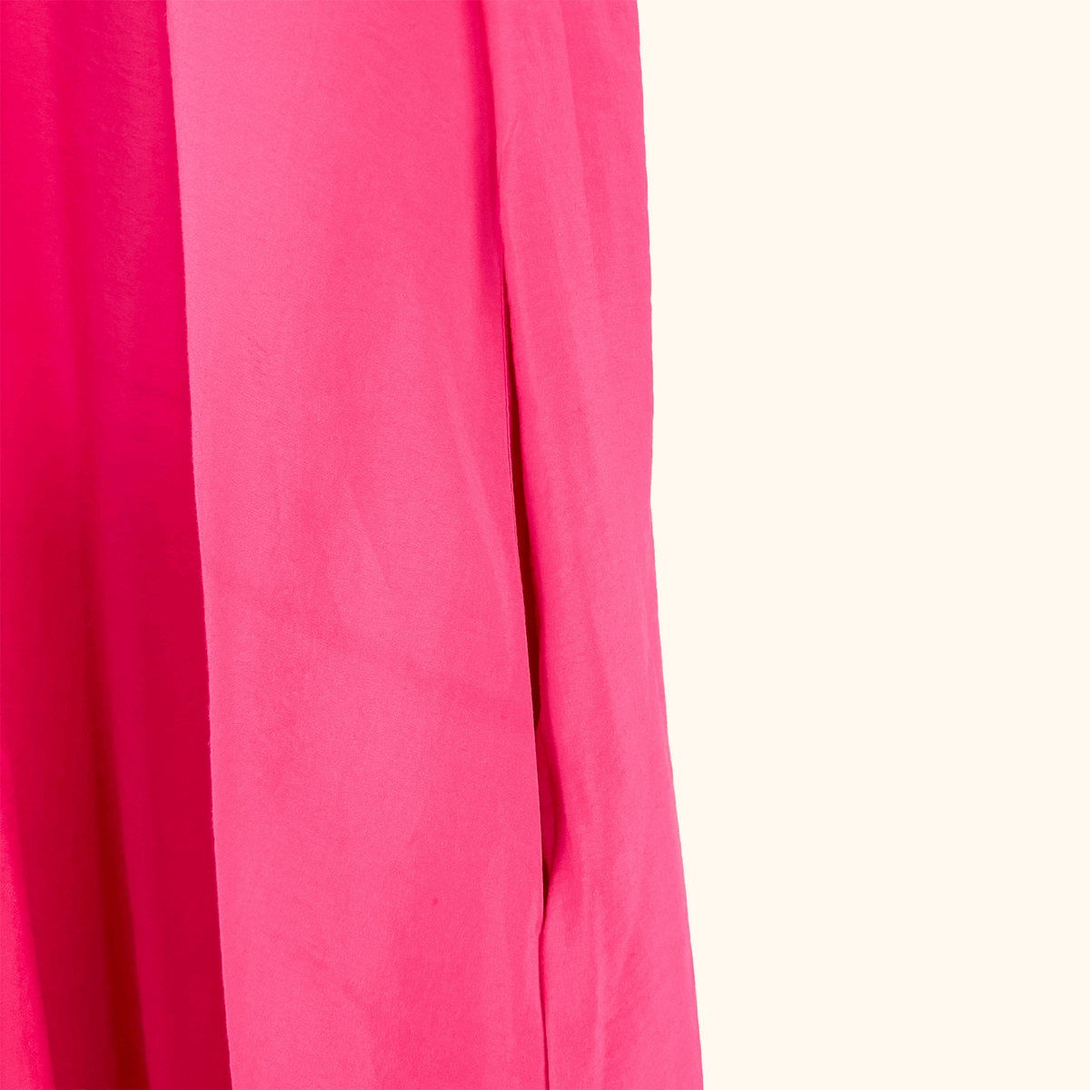 Cos High Neck Pink Midi Dress - Size 6