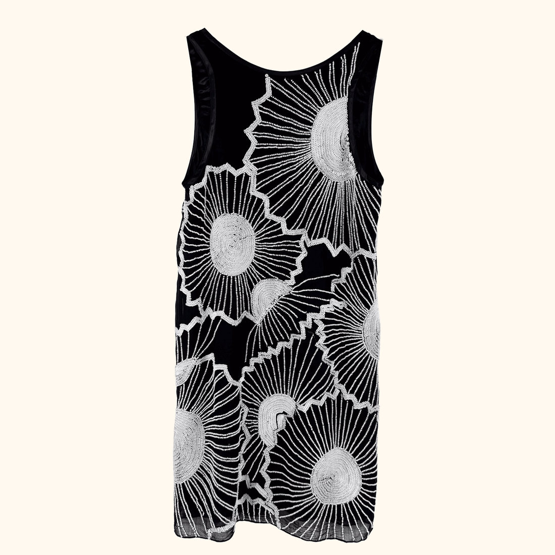 French Connection Beaded Mini Dress - Size 10