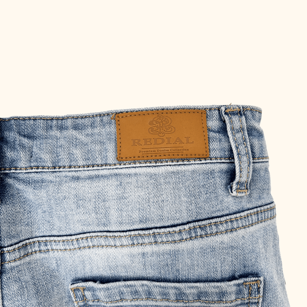 Redial Lace Up Denim Mini Skirt - Size 8