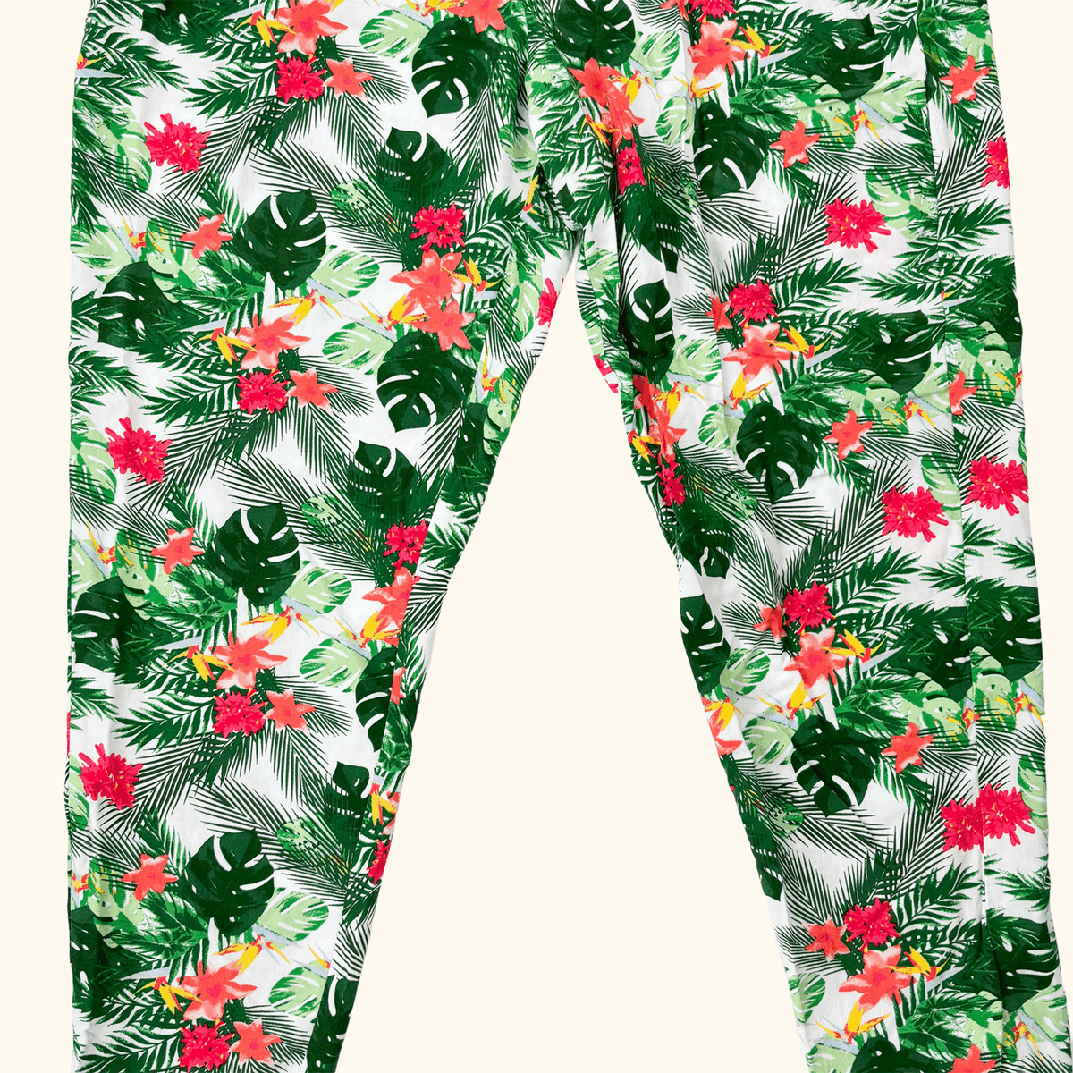 Hush Tropical Tapered Trousers - Size 12