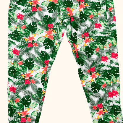 Hush Tropical Tapered Trousers - Size 12