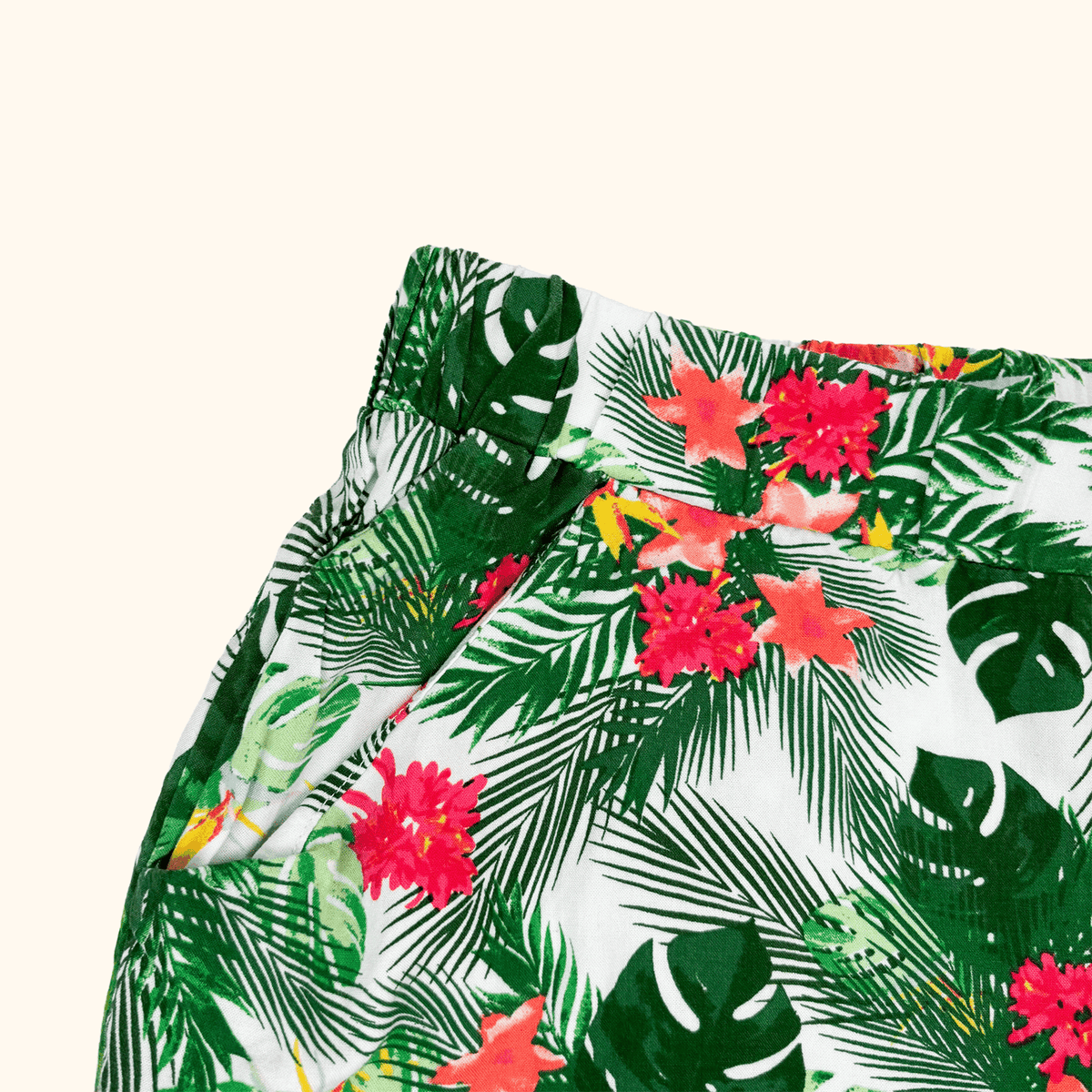 Hush Tropical Tapered Trousers - Size 12