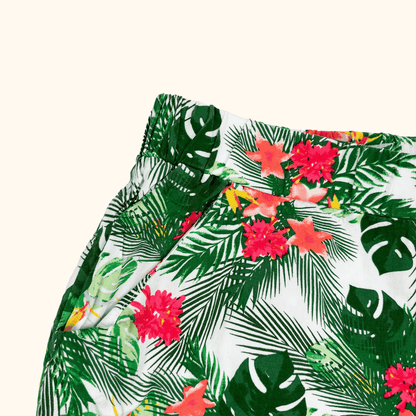 Hush Tropical Tapered Trousers - Size 12