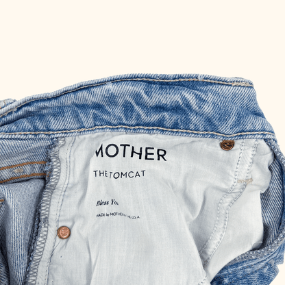 Mother The Tomcat Jeans Bless You Straight Leg Jeans - Size 24inch